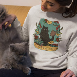 Moletom Engraçado O Gato Do Cartão Tarot Do Leitor