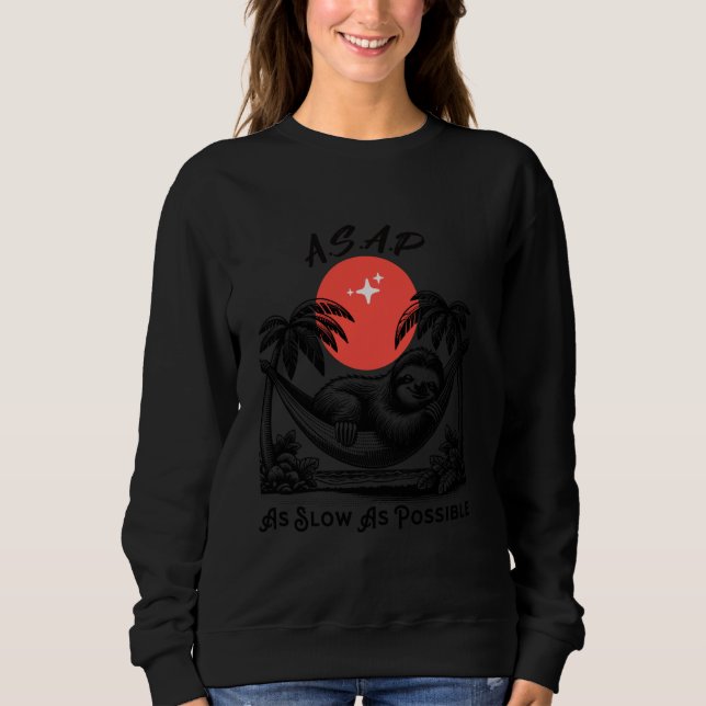 Moletom Engraçado O Mais Lento Possível Para Lover (Frente)