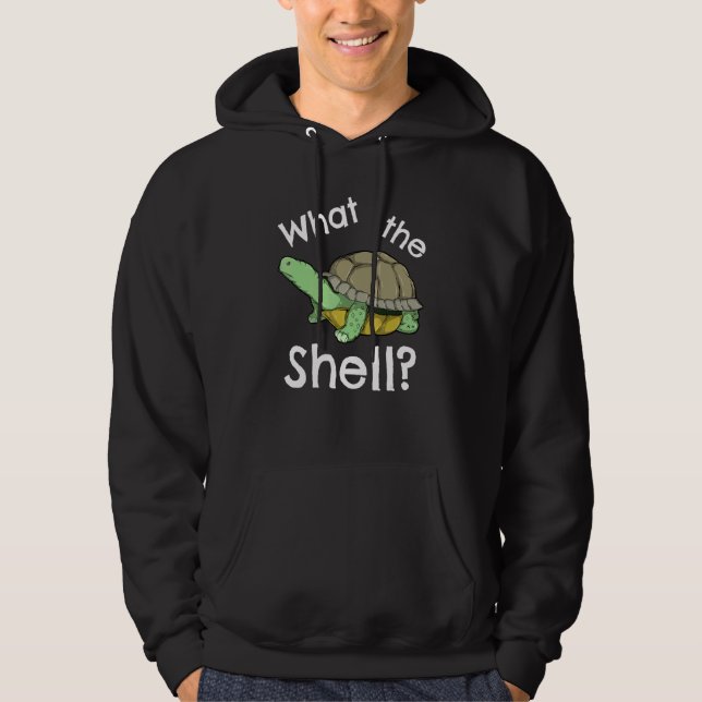 Moletom Engraçado O Que A Shell Jogou A Tartaruga Da Piada (Frente)