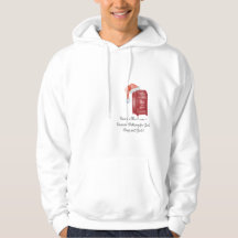 Engraçado Pai Natal Hoodie | Papais noeis Mailroom