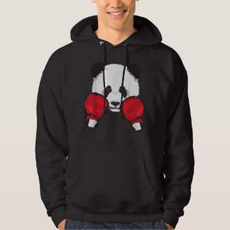 Moletom Engraçado Panda Boxando Luvas de Amante de os anim