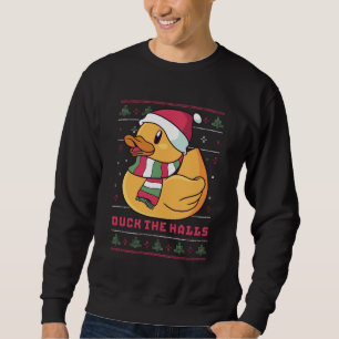 Moletom Engraçado Pato Bonito De Natal Feio Pato Bonito Pa