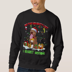 Moletom Engraçado Pitbull Natal Feio Cachorro Feio
