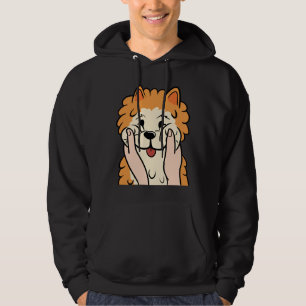 Moletom Engraçado Pomerania Chubby Cheeks
