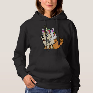 Moletom Engraçado Pomerania Unicorn Hat