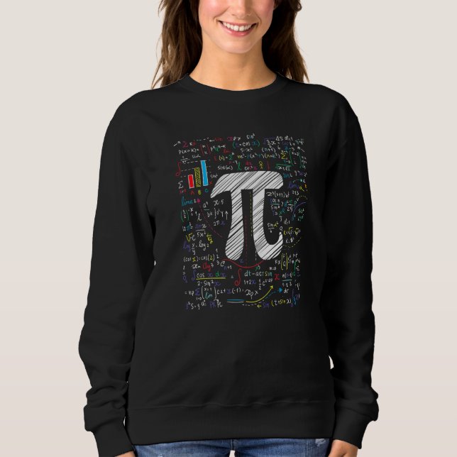 Moletom Engraçado Professor de Matemática Pi Day Math Love (Frente)