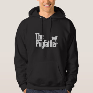 Moletom Engraçado Pug Hoodie O Pugdad Pug Pai Pai Presente