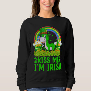 Moletom Engraçado Rainbow Beija-me Eu sou irlandês Mule Ru