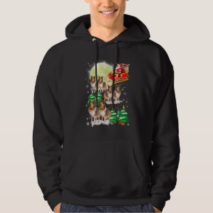 Moletom Engraçado Reindeer Sheltie Xmas Natal Amantes
