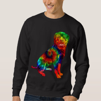 Moletom Engraçado Rottweiler Psicélico Hippie Rottie Cão M