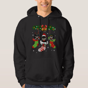 Moletom Engraçado Schnauzer Árvore de Natal Meias Cão Por 