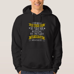 Moletom Engraçado Secretário Médico Shirts Cargo Profissio