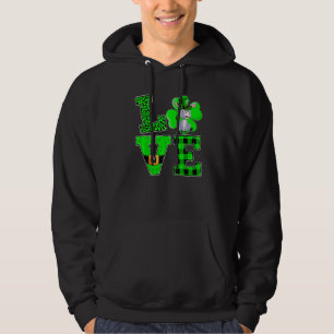 Moletom Engraçado Shamrock Green Xadrez Ama Rua de Mule Pa