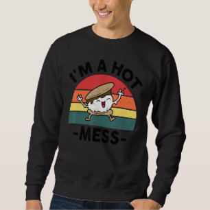Moletom Engraçado Smores acampando. Sou um Camper Camper C