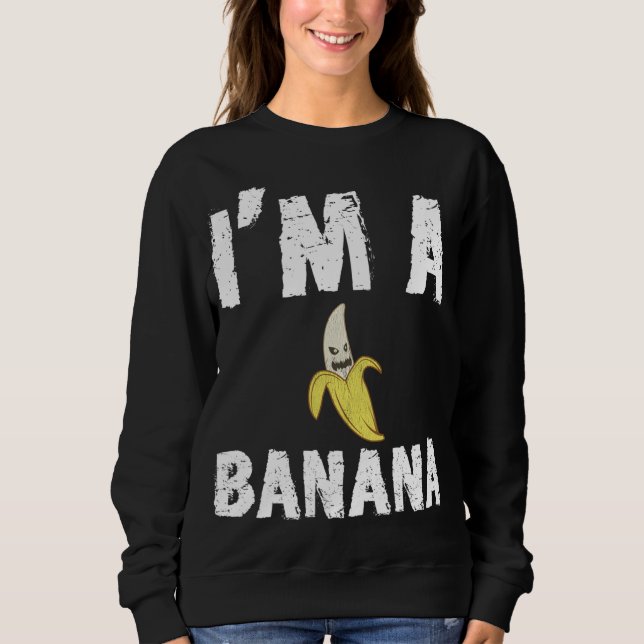 Moletom Engraçado, sou uma Banana Assustadora (Frente)