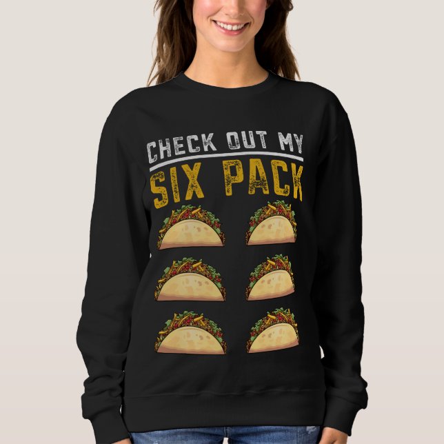Moletom Engraçado Taco Abs... (Frente)