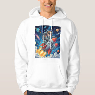 Moletom Engraçado Teto de Aventura Espacial para Sonhadore