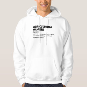 Moletom Engraçado trabalhador agrícola Hoodie para homens