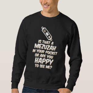 Moletom Engraçado Tshirt judia Naughty Mezuzah Meme Piada