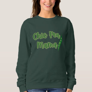 Moletom Engraçado Vegan Chic Pea Mama Mulheres