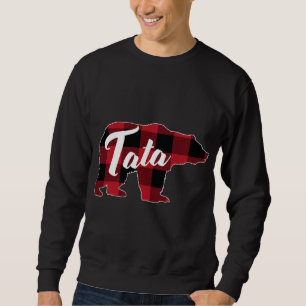 Moletom Engraçado Xadrez Vermelha Buffalo Bear Roupa, Dive