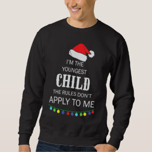 Moletom Engraçado Xmas, sou a família mais jovem.
