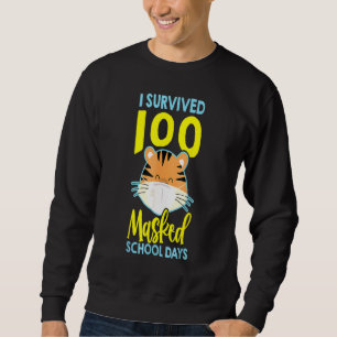 Moletom Engraçado Zodiac Tiger Eu Sobrevivi 100 Dias Na Es