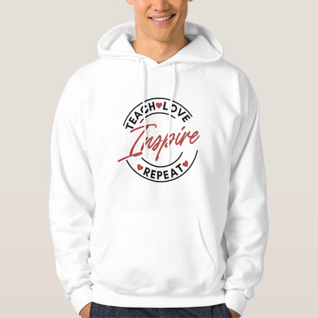 Moletom Ensine Amor Inspire Motivacional  (Frente)