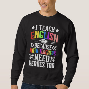 Moletom Ensino Inglês Porque Professores De Matemática Pre