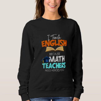 Moletom Ensino Inglês Porque Professores De Matemática Pre