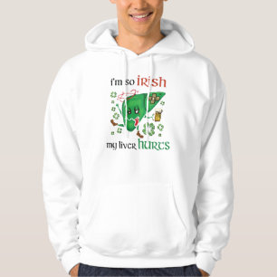 Moletom Então irlandês meu fígado dói