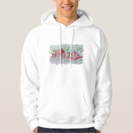 Moletom Entrada Histórica de Tijolo Vermelho