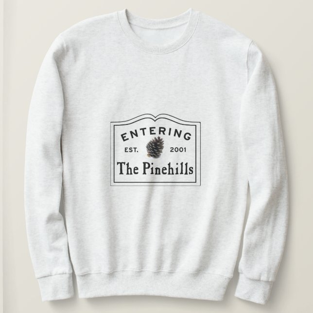 Moletom Entrando Nas MÃES De Plymouth Do Pine Colinas (Frente do Design)