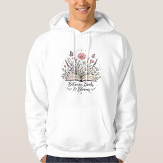 Moletom Entre livros e flores amante de livros leitor