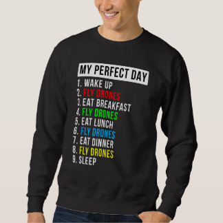 Moletom Entusiasta Voadora do Meu Drone do Dia Perfeito