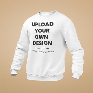 Moletom Envie Seu Próprio Design Aqui Modelo Personaliza