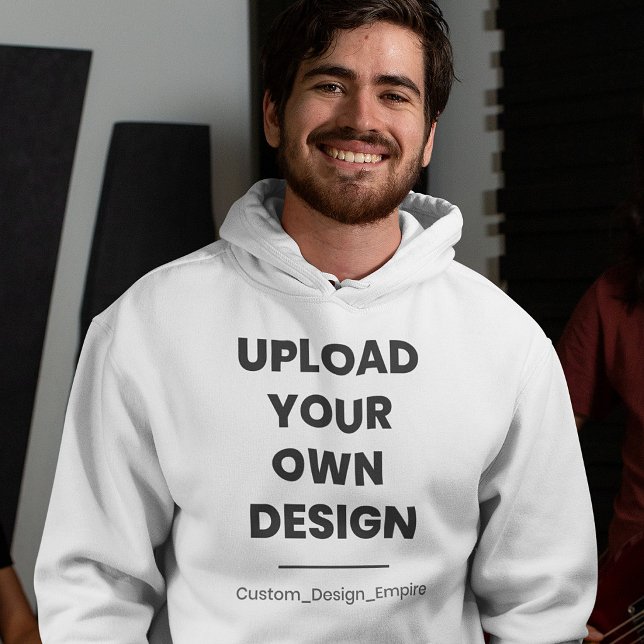 Moletom Envie Seu Próprio Design Aqui | Modelo Personaliza (Criador carregado)