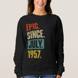 Moletom Epic Desde Julho De 1957 65 Anos 65 Anos Idade Gi 