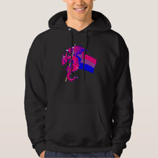 Moletom Epic Dragon With Bisexual Pride Flag Lgbtq