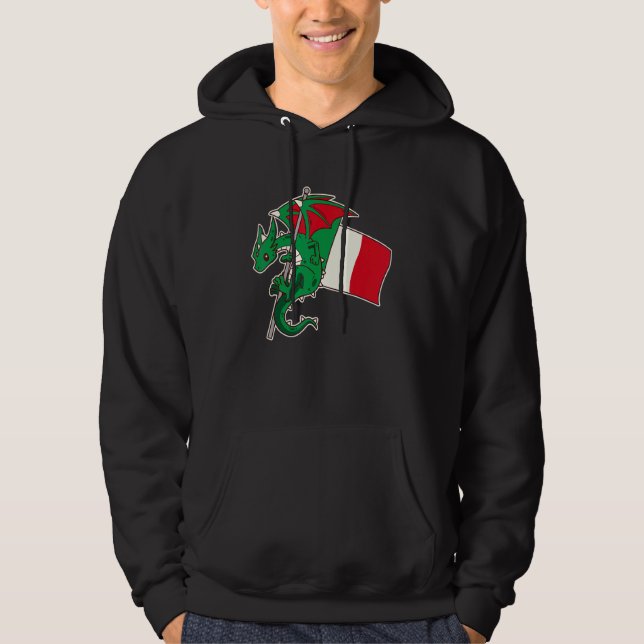 Moletom Epic Italian Dragon Proud Italy Flag (Frente)