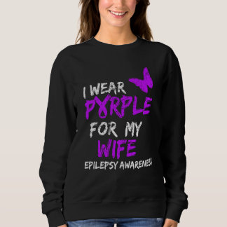 Moletom Epilepsia Eu Visto Roxo Para Minha Fita Esposa