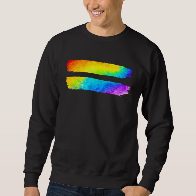 Moletom Equality LGBT Pride Awareness Month Gay Lesbian LG (Frente)