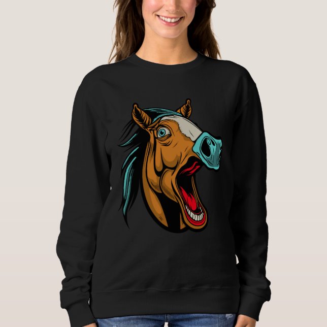Moletom Equestrian Horseback  Horse Riding (Frente)