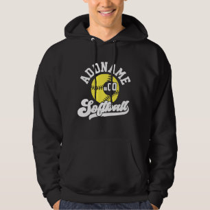 Moletom Equipa de Softbol Personalizada ADICIONAR NOME Ret
