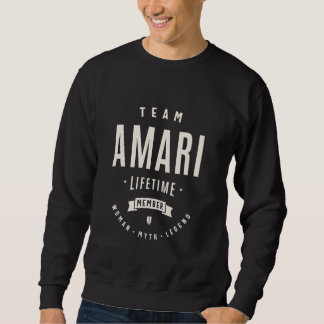 Moletom Equipe Amari Lifetime Member Funny Name Amari