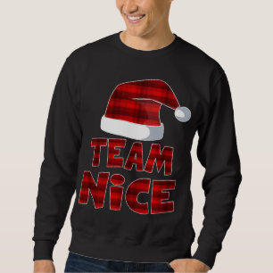 Moletom Equipe Belos Papais noeis Xadrez Vermelha Claus Na