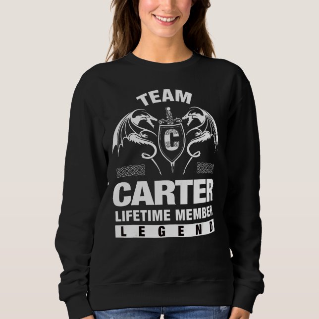 Moletom Equipe Carter Lifetime Member (Frente)