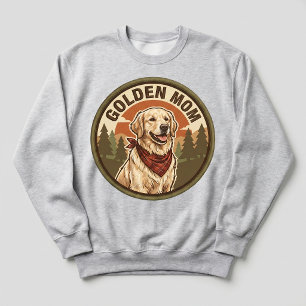 Moletom Equipe da Mamãe Dourada Golden Retriever Dog Mom P