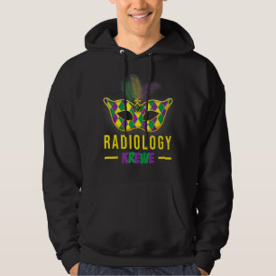 Moletom Equipe da Mardi Gras Radiology Krewe X Ray Tech