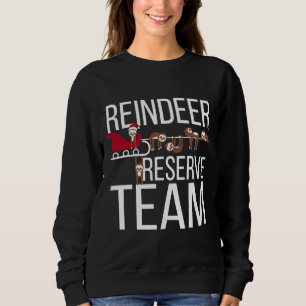 Moletom Equipe da Reserva de Reindeers Engraçada Sloth Chr
